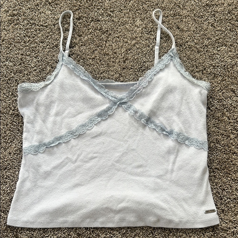 Elegant Lace Trimmed Women's Top